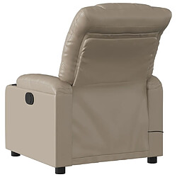 Acheter vidaXL Fauteuil de massage inclinable électrique cappuccino similicuir