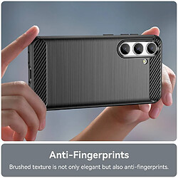 Acheter Htdmobiles Coque pour Samsung Galaxy S24 5G - housse etui silicone gel carbone + film ecran - NOIR