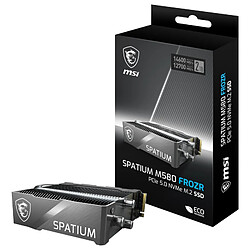 MSI SSD SPATIUM M580 PCIe 5.0 NVMe M.2 2TB FROZR