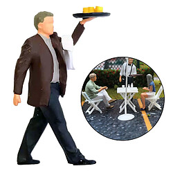 Acheter 1:64 Figures Serveur Manger Disposition De La Scène Diorama Toy Manager Café