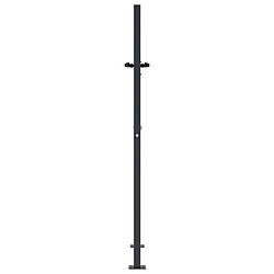 Acheter vidaXL Portail de jardin anthracite 105x155cm acier conception d'arbre