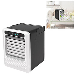 Wewoo Portable mini USB charge TV climatiseur de bureau ventilateur électrique refroidisseur d'air noir