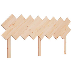 vidaXL Tête de lit 159,5x3x80,5 cm Bois massif de pin