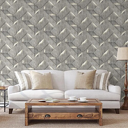 Avis DUTCH WALLCOVERINGS Papier peint Onyx Gris foncé