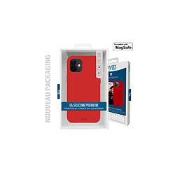 JAYM Coque Silicone Premium iPhone 14 Rouge