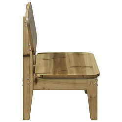 Avis vidaXL Chaise de jardin 60x52,5x72 cm bois de pin imprégné