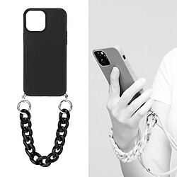 Avis Eko Coque pour iPhone 13 avec Cordon en Nylon et Chaîne en Résine Noir