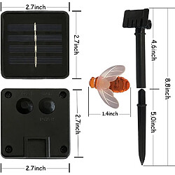 Avis Guirlande lumineuse solaire 20LED extérieur étanche Simulation miel abeilles décor pour jardin décorations de noël blanc chaud