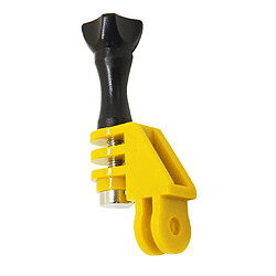 90 degrés Direction Adaptateur Coude avec Vis pour Gopro Hero 4 5 Jaune