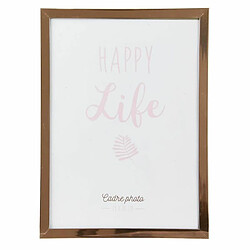 Paris Prix Cadre Photo Design Happy Life 13x18cm Cuivre