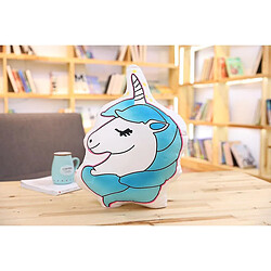 Universal 50cm dessin animé animal peluche oreiller peluche douce enfant chambre décoration peluche oreiller (bleu)