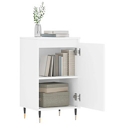 Avis vidaXL Buffets 2 pcs blanc 40x35x70 cm bois d’ingénierie