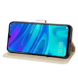 Acheter Wewoo Housse Coque Étui en cuir PU à rabat horizontal relief rose pour Huawei P Smart 2019avec support et fentes cartes et portefeuille or