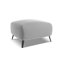 Pouf Makamii MALIE velours - gris