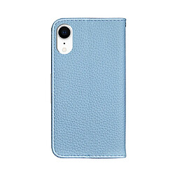 Avis Wewoo Housse Coque Etui à rabat horizontal en cuir texturé avec texture pour litchi iPhone XR porte-cartes et fentes cartes bleu