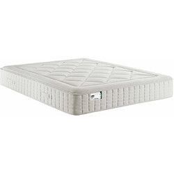 Simmons Ensemble Matelas Sommier 140 x 190 First FR4 + sommier 1419 + pieds