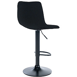 Avis Non Tabouret de bar Lex tissu noir