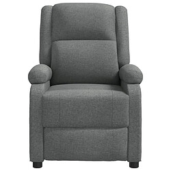 Avis Maison Chic Fauteuil Relax pour salon, Fauteuil de massage Gris foncé Tissu -GKD62976