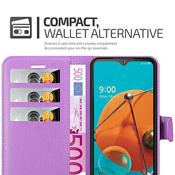 Avis Cadorabo Coque LG KQ51 Etui en Violet