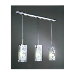 Luminaire Center Suspension Euphoria Chrome poli