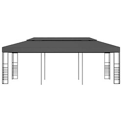 Maison Chic Tonnelle | Pergola de jardin 3 x 6 m Anthracite -GKD41672