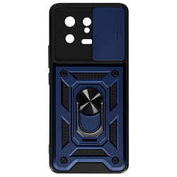 Avizar Coque pour Xiaomi 13 avec Cache caméra et Bague Support Vidéo Bleu Nuit