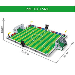 Universal Osini stade de foot bâtiment bloc jouet garçon mini numérique footballeur constructeur ville maquette créateur jeux sportifs enfants