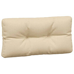 Acheter vidaXL Coussins de palette 5 pcs beige tissu