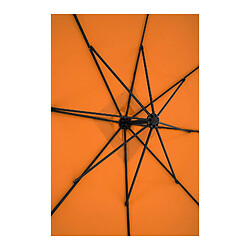 Helloshop26 Parasol déporté rectangulaire 250 x 250 cm inclinable orange 14_0007602 pas cher