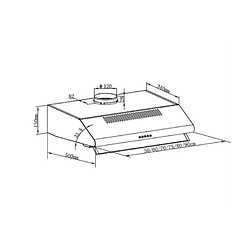 Avis Hotte visière 60cm 66db 195m3/h inox - ah1416 - AMICA