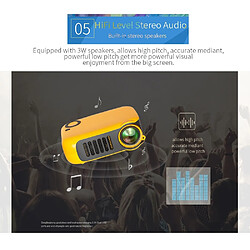 Acheter Yonis Mini Vidéoprojecteur Portable 800 Lumens Support 1080P Home Cinéma