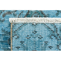 Vidal Tapis de laine 203x109 turquoise Ultra Vintage