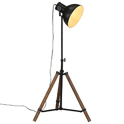 vidaXL Lampadaire 25 W noir 75x75x90-150 cm E27