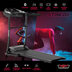 Avis Leonardo Tapis de course électrique de remise en forme inclinable manuellement rembourré pliable Stinkor