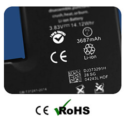 Acheter Avizar Batterie Sans BMS pour iPhone 12 Pro Max Capacité 3687mAh