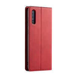 Avis Wewoo Housse Coque Pour Galaxy A50 Forwenw Dream Series Oil Edge Fort Magnetism Étui en cuir à rabat horizontal avec support et fentes cartes et portefeuille et cadre photo rouge