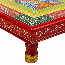 Table d'appoint Alexandra House Living Rouge Aluminium Bois MDF 38 x 14 x 38 cm pas cher