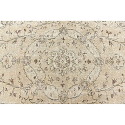 Avis Vidal Tapis de laine 244x165 brun Ultra Vintage