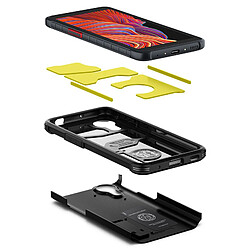 Acheter Spigen Sgp Coque Samsung Galaxy Xcover 5 Multicouche Béquille Spigen Tough Armor Noir