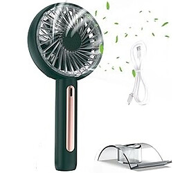 Avis Silent shaking head handheld small fan usb charging portable fan