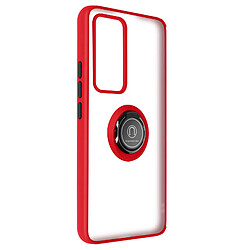 Avizar Coque pour Xiaomi 12T et 12T Pro Bague Compatible Support Magnétique Rouge