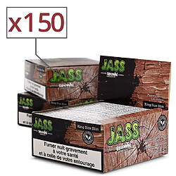 3 Box de Jass Brown 150 carnets de feuilles naturelles marron