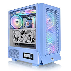 Boîtier ATX semi-tour THERMALTAKE CERES 330 TG HYDRANGEA Bleu