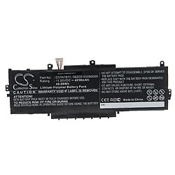 vhbw Batterie compatible avec Asus Zenbook 14 UX433FA-A5045R, 14 UX433FA-A5045T ordinateur portable Notebook (4250mAh, 11.55V, Li-polymère)