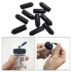 Avis 10 pièces Aérographe Bouteilles Bouchons Bouchons de Pot Versez Couvre Siphon Adaptateur Liqueur Couvre bon pour protéger votre peinture d'être sec