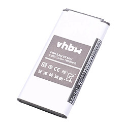 Batterie vhbw 1900mAh pour téléphone, Smartphone Samsung Galaxy S5 Dx, S5 Mini, SM-G800F, SM-G800H, SM-G800R4, SM-G800Y.Remplace: EB-BG8000BBE