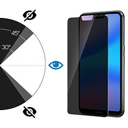 Avis Avizar Verre trempé Huawei P20 Lite Film Anti-espion Protection Ecran Antichocs