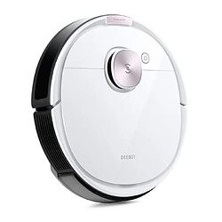 Ecovacs Deebot Ozmo T8 Pure Aspirateur Robot 14.4V 67dB 0.24L Filtre HEPA Blanc