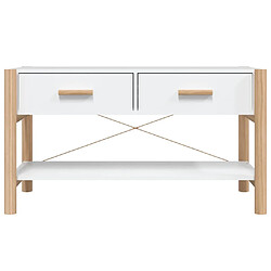 Acheter vidaXL Meuble TV Blanc 82x38x45 cm Bois d'ingénierie