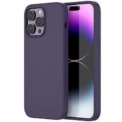 QDOS Coque pour iPhone 14 Pro Max Touch Pure avec Snap Compatible MagSafe Violet